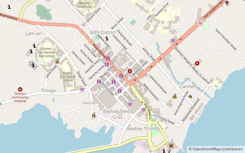 Port of Ozamiz location map