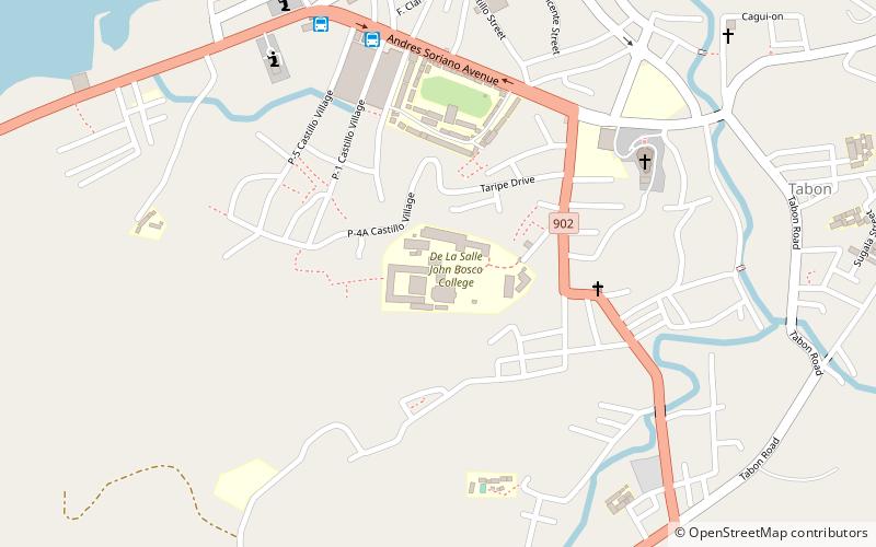 de la salle john bosco college location map