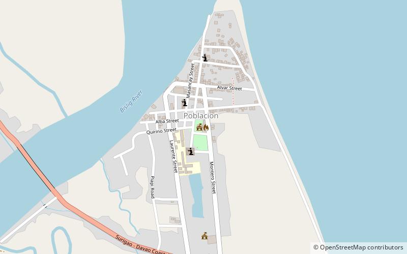 Bislig City Hall location map