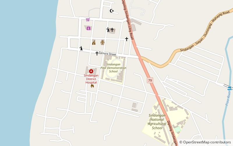 Sindangan location map