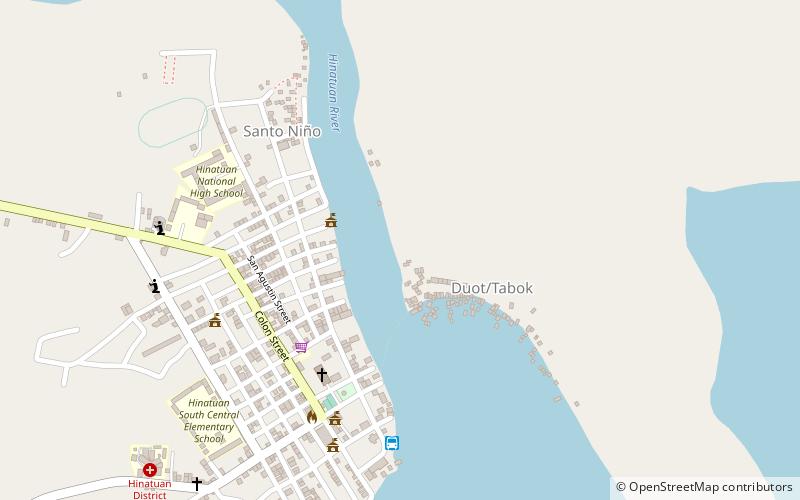 Hinatuan location map
