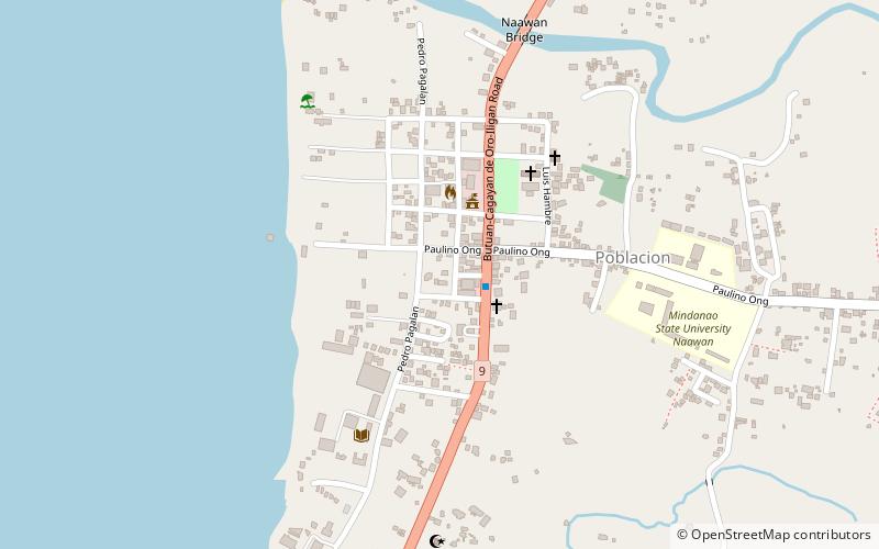 Naawan location map