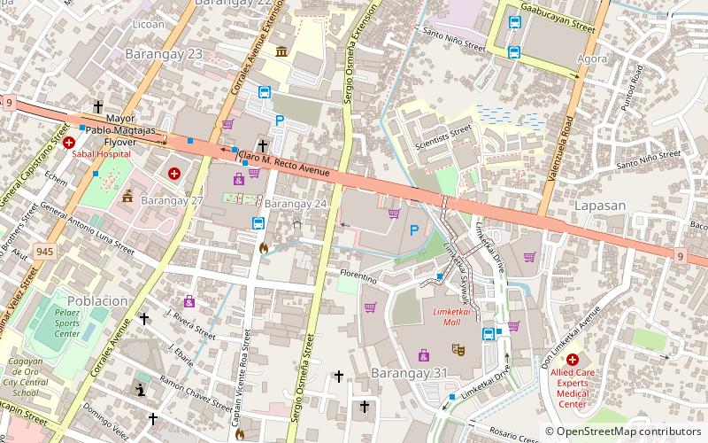 SM CDO Downtown Premier location map