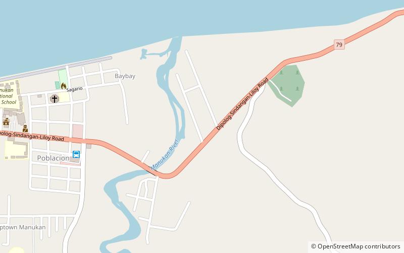 Manukan location map