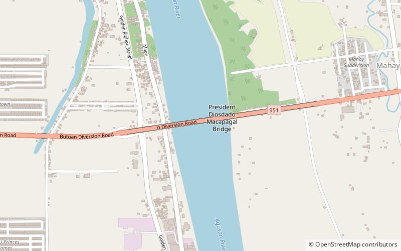 macapagal bridge butuan location map