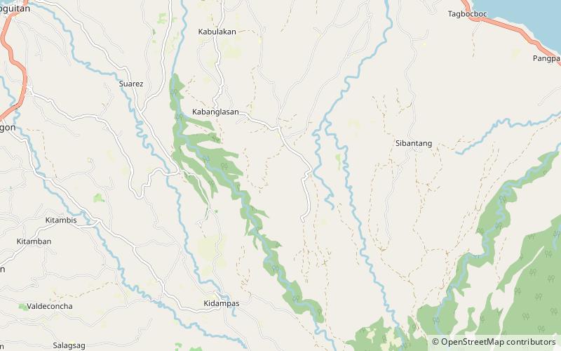 mimbilisan protected landscape balingoan location map