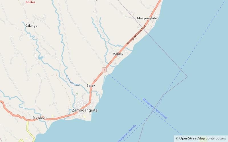 zamboanguita location map