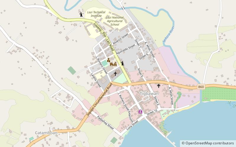 Lazi Church location map