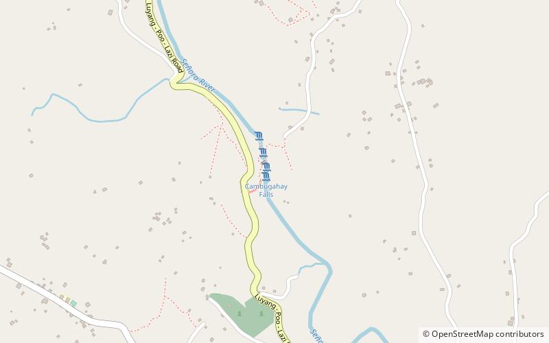 Cambugahay Falls location map