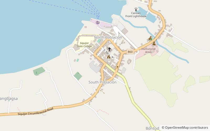 Larena location map