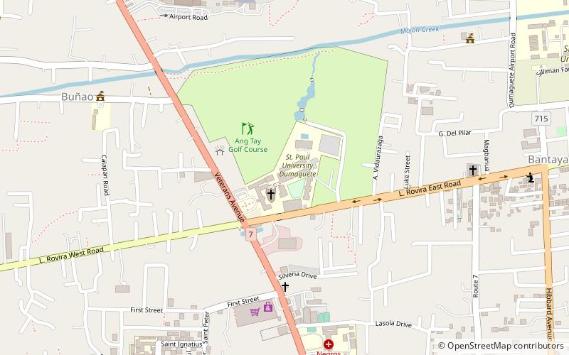 St. Paul University Dumaguete location map
