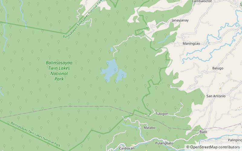 Lake Danao location map