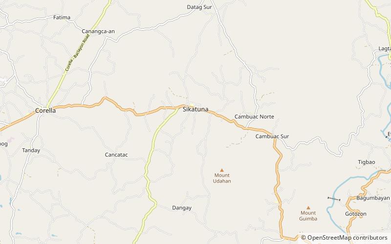 Sikatuna location map