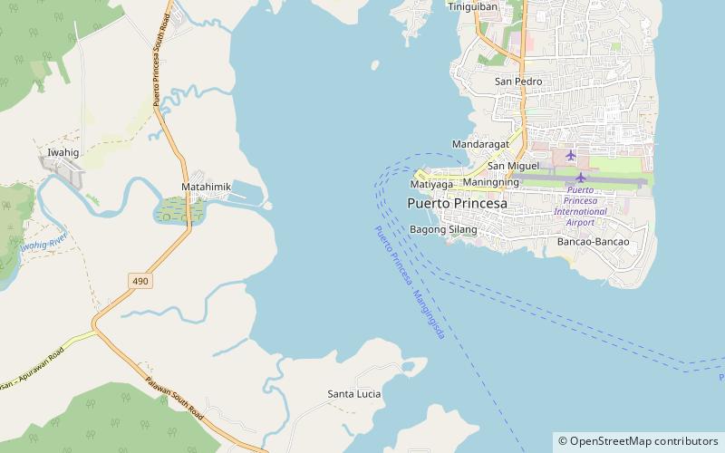 port of puerto princesa location map