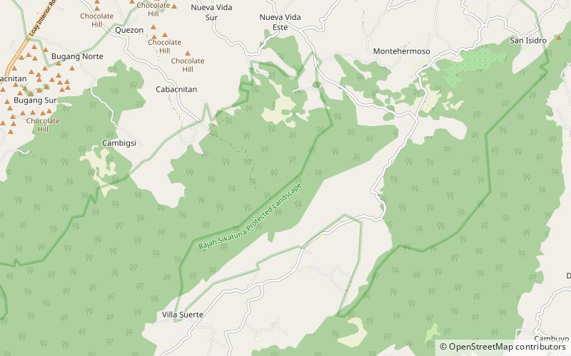 Rajah Sikatuna Protected Landscape location map