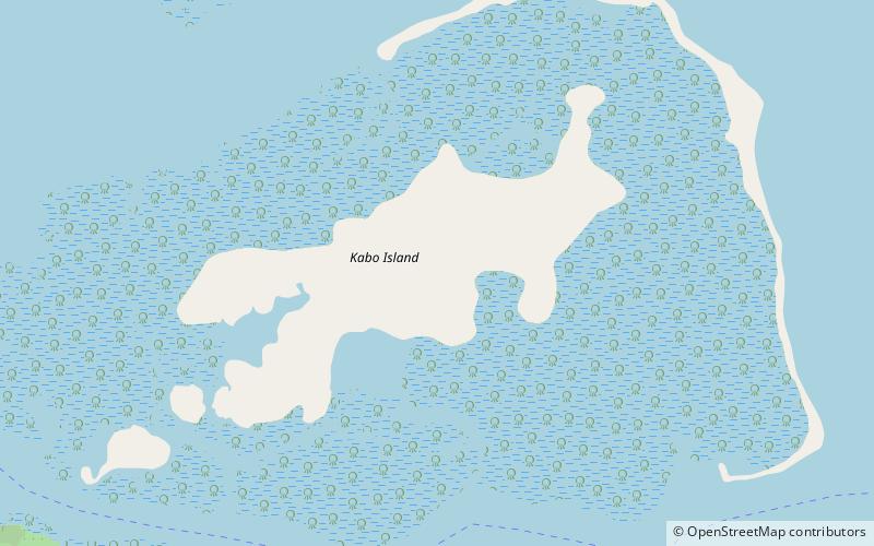 Kabo Island location map