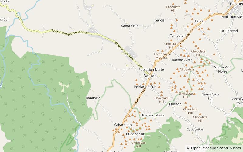 Batúan location map