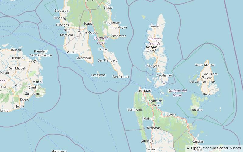 san ricardo panaon island location map