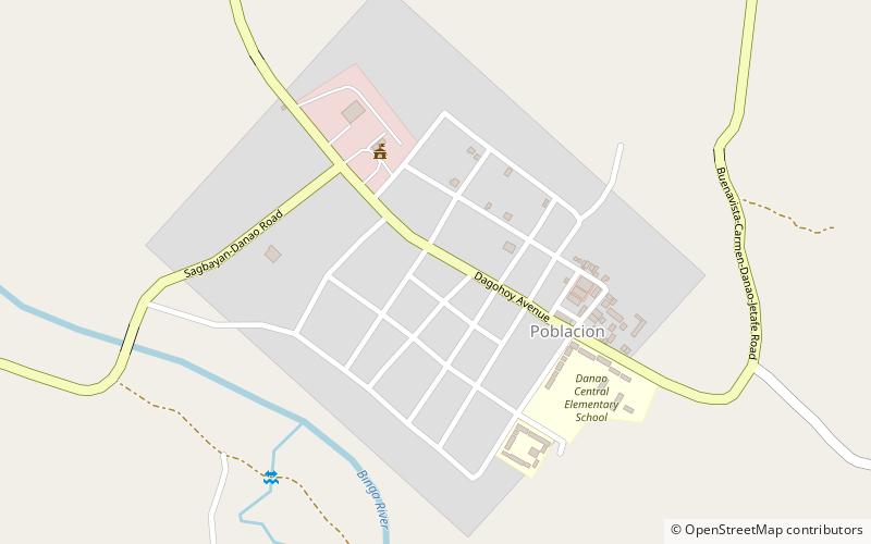 Danao location map