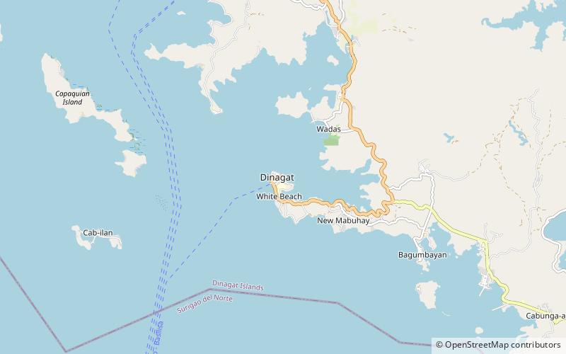 dinagat dinagat island location map
