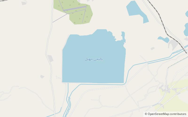 Haleji Lake location map