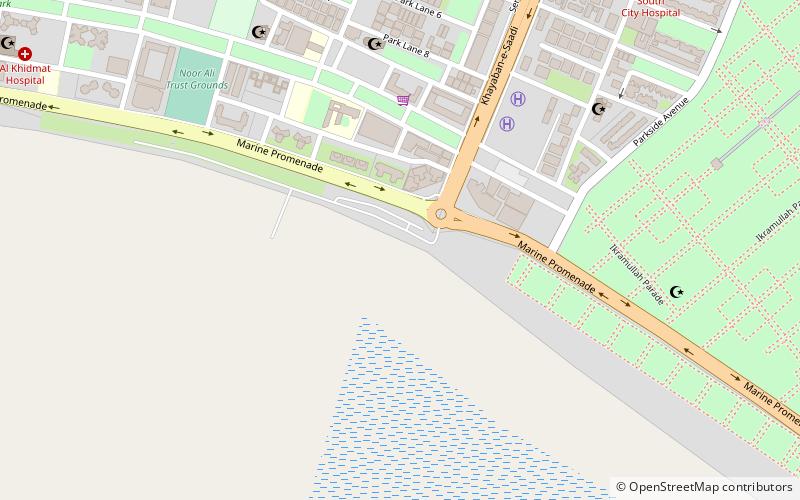 clifton urban forest karachi location map