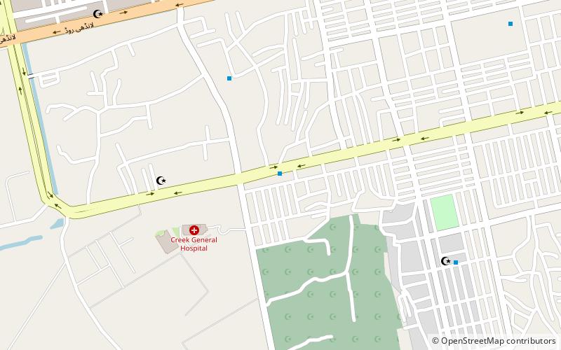 nasir colony karaczi location map
