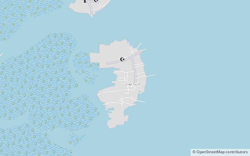 bhit island karatschi location map
