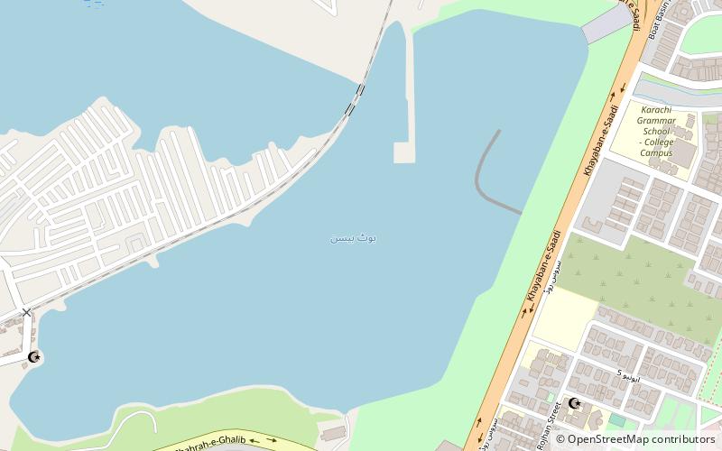 Boating location map