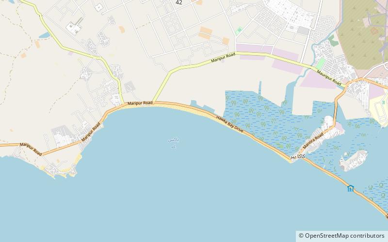 Hawke's Bay Beach location map