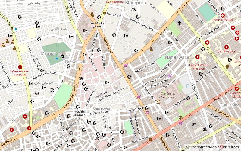 Saddar Subdivision location map