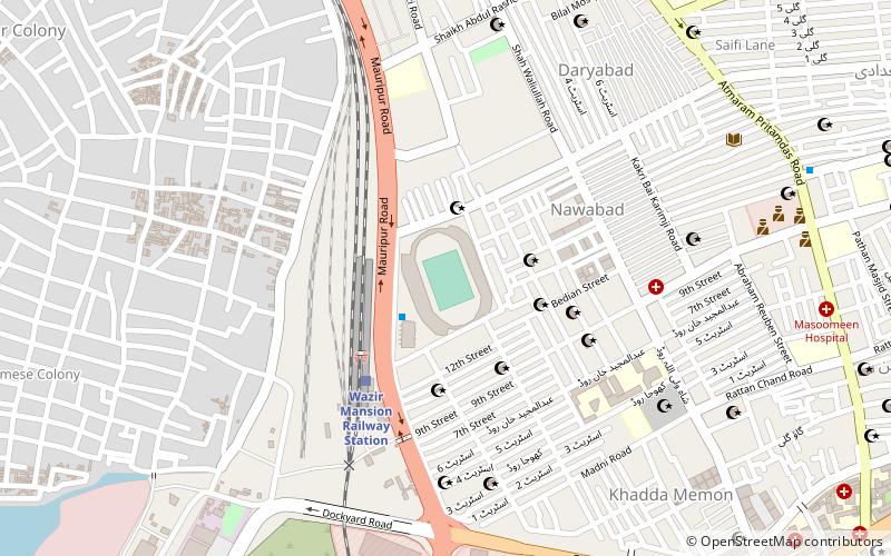 People's Football Stadium location map
