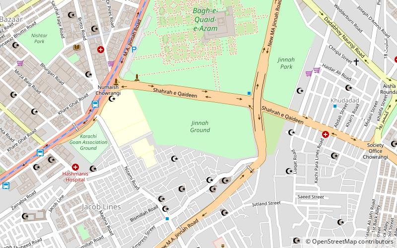 Muhammad Ali Jinnah Road location map