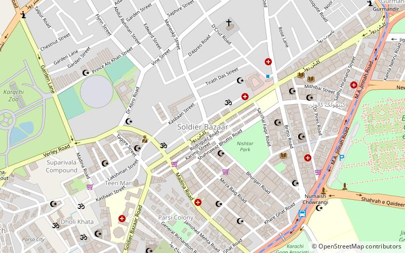 Soldier Bazaar location map