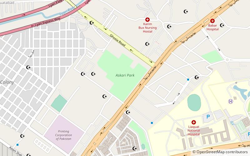 askari amusement park karatschi location map