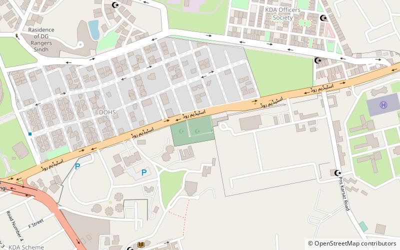 Karachi War Cemetery location map