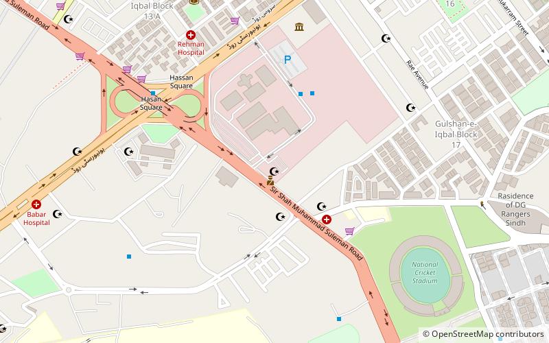 Karachi Expo Center location map