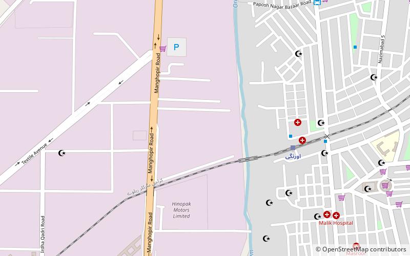 Sultanabad Colony location map