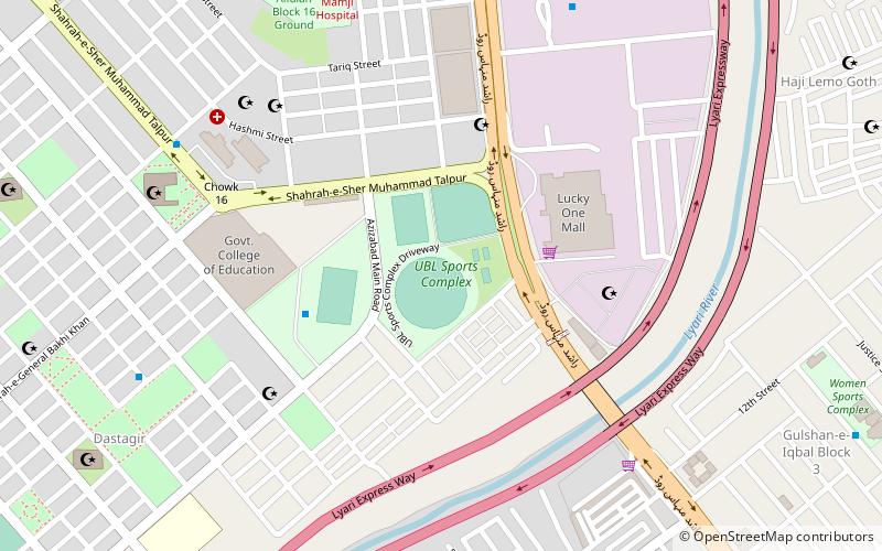 united bank limited sports complex karaczi location map