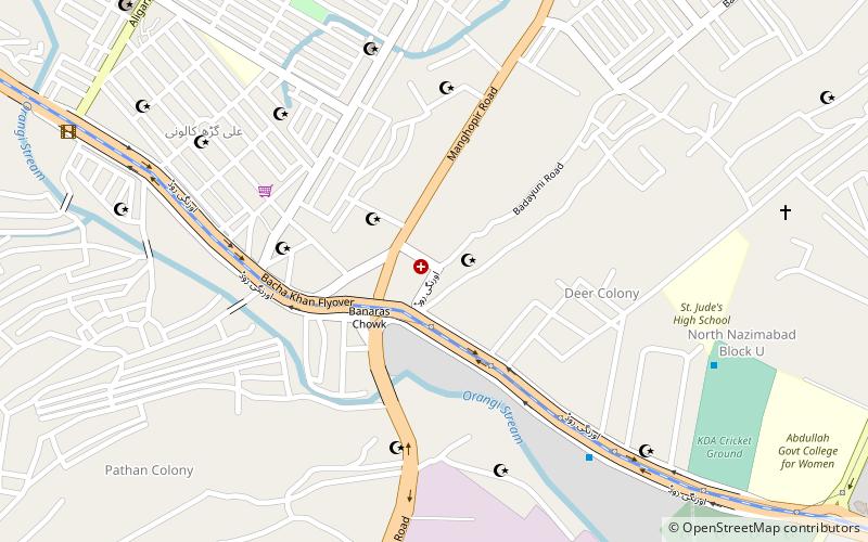 pahar ganj karaczi location map