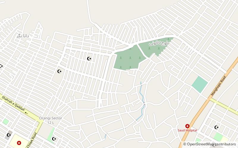 data nagar karachi location map