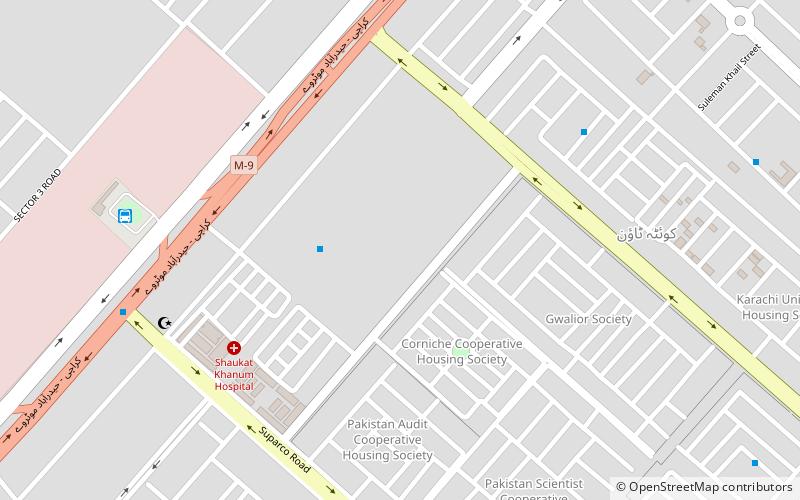 songal karachi location map