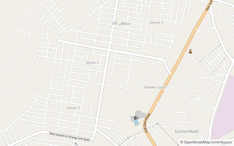 naya nazimabad karaczi location map