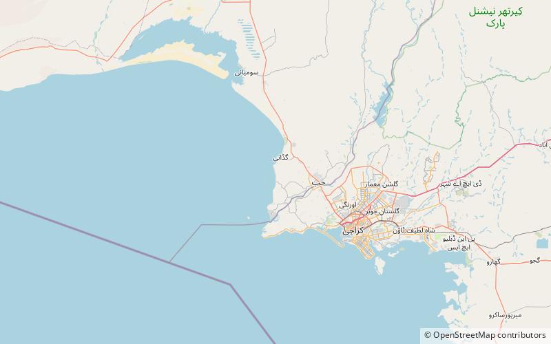 Chantier de démolition navale de Gadani location map
