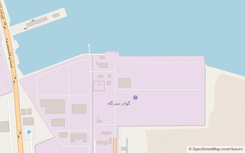 Gwadar Port location map