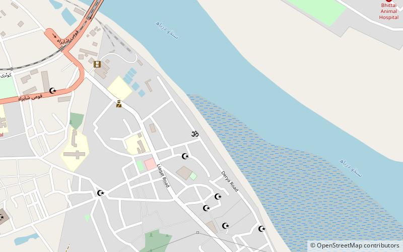 Barrage de Kotri location map