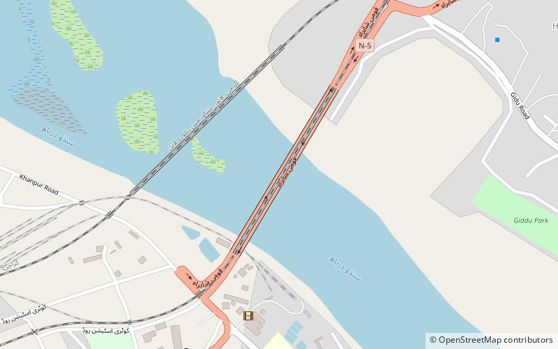 Kotri Bridge location map
