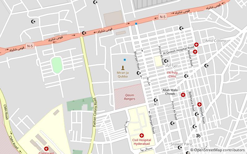 Hirabad location map