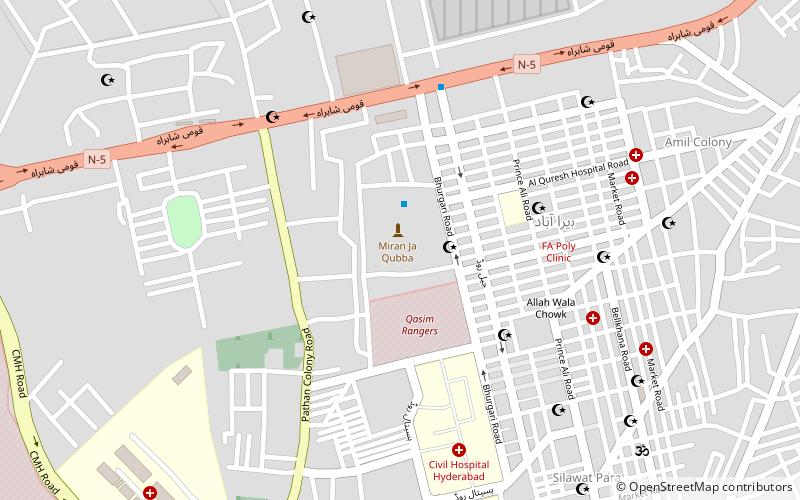 Tombs of Talpur Mirs location map