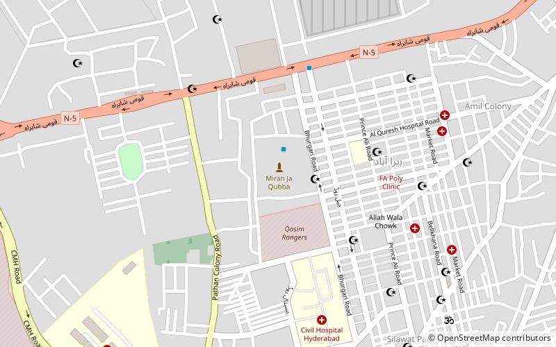 Tomb of Tharo Khan location map
